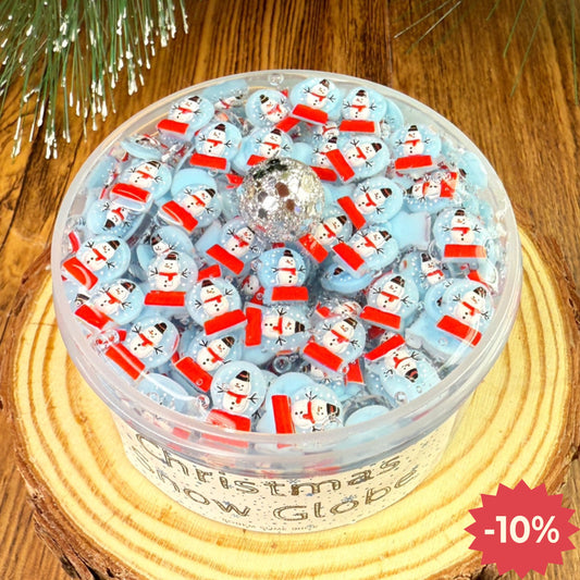 Christmas Snow Globe Slime