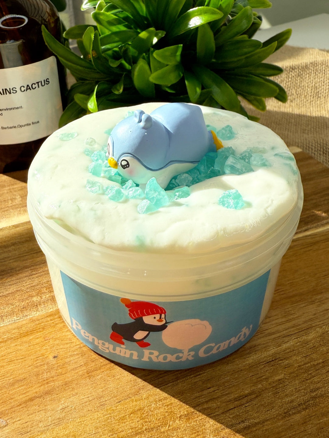 Penguin Rock Candy Slime